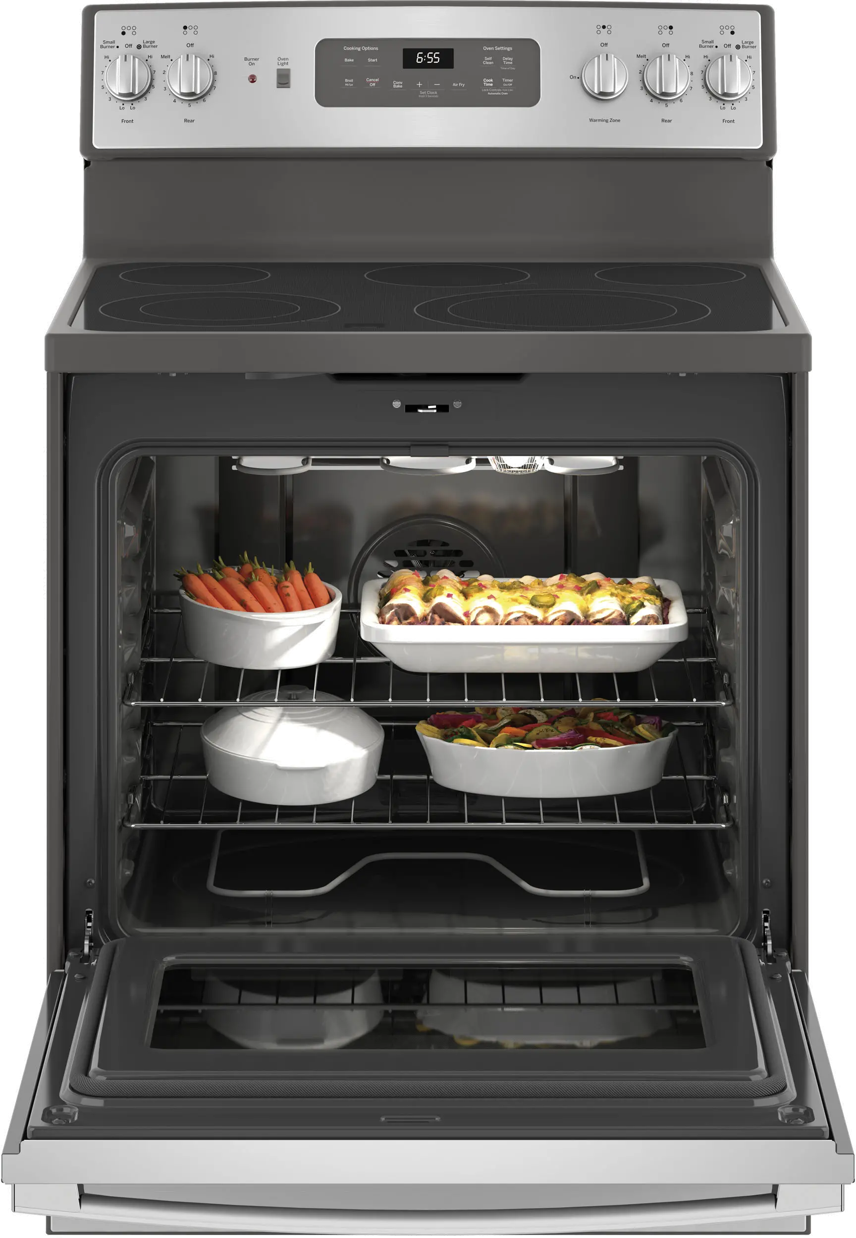 JB655YKFS GE 5.3 cu ft Electric Range - Stainless Steel-5