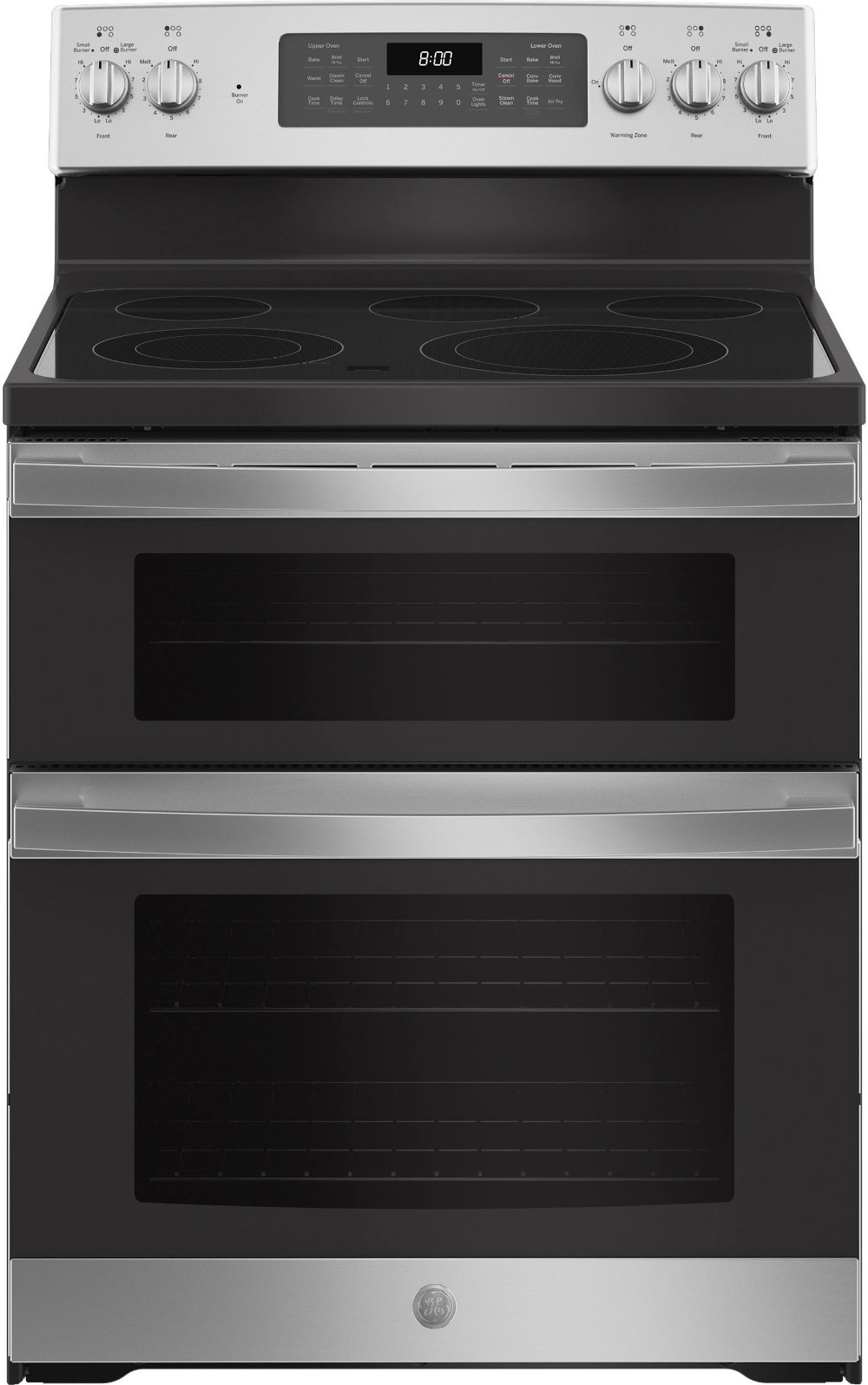 GE Double Oven Electric Range - Stainless Steel