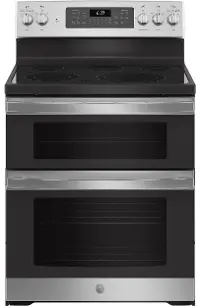 JBS86SPSS GE Double Oven Electric Range - Stainless Steel