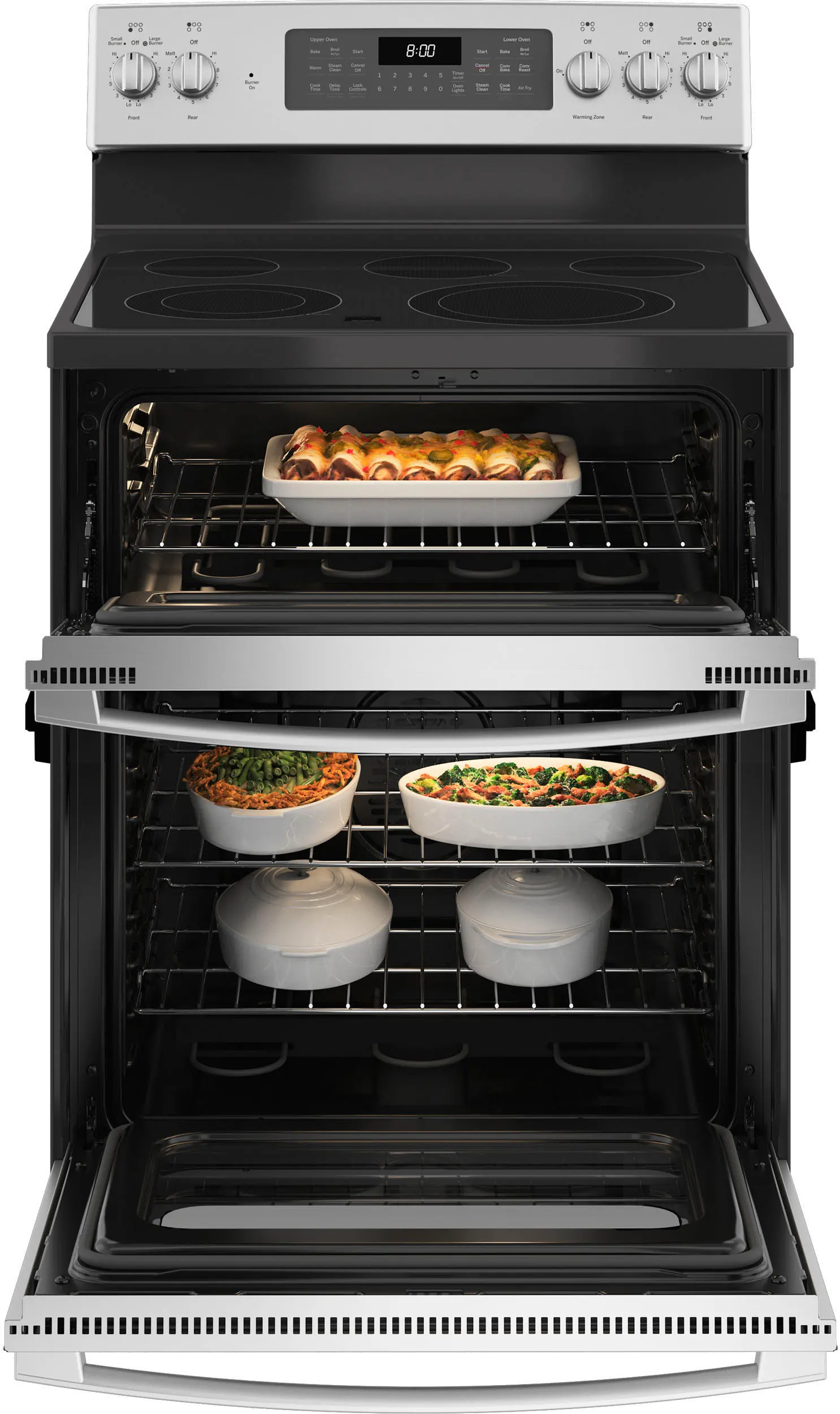 JBS86SPSS GE Double Oven Electric Range - Stainless Steel-4
