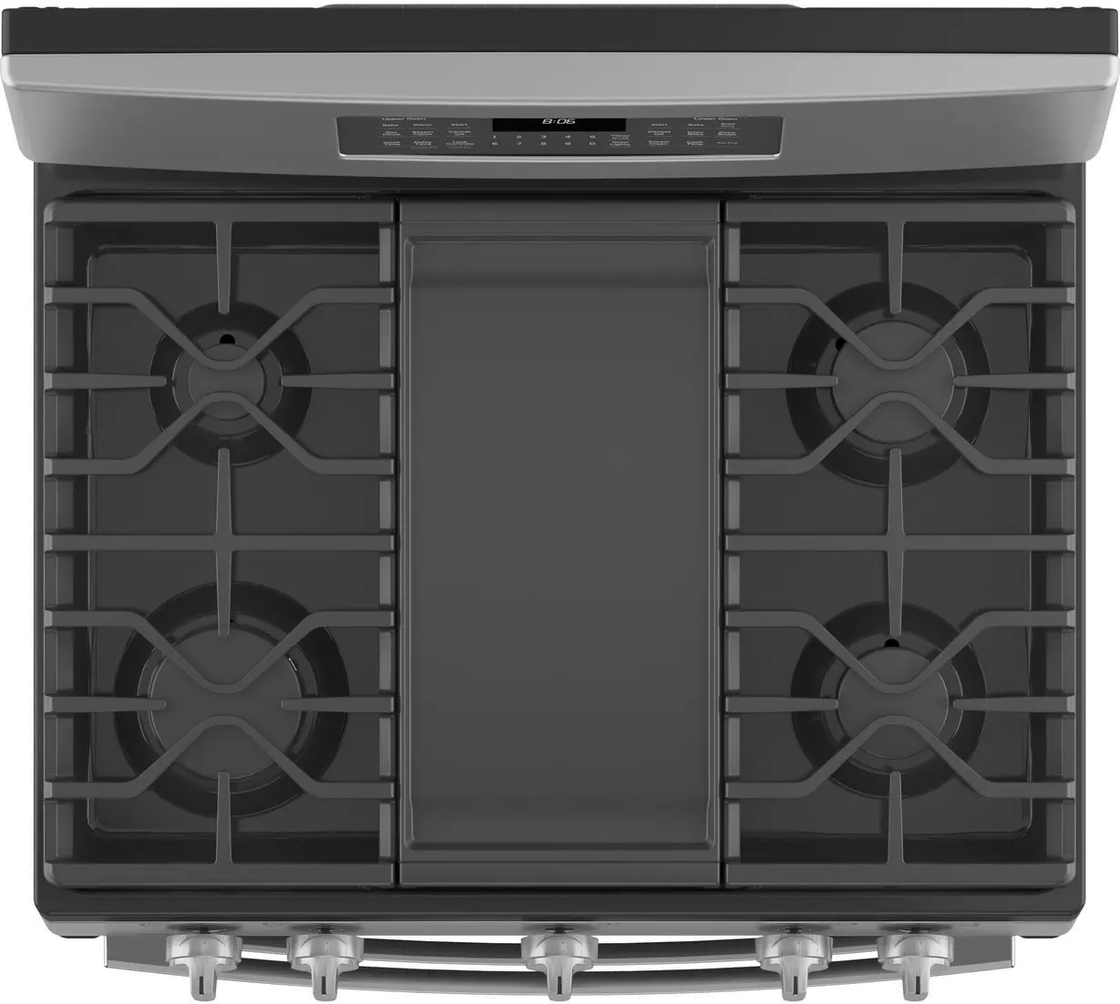 JGBS86SPSS GE 6.8 cu ft Double Oven Gas Range - Stainless Steel-3