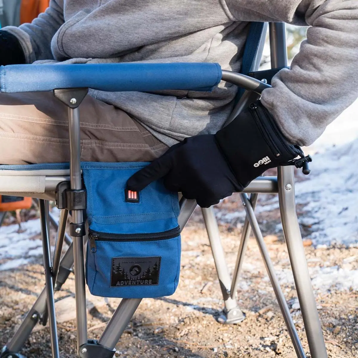 Gobi Heat Red Terrain Heated Camping Chair-2