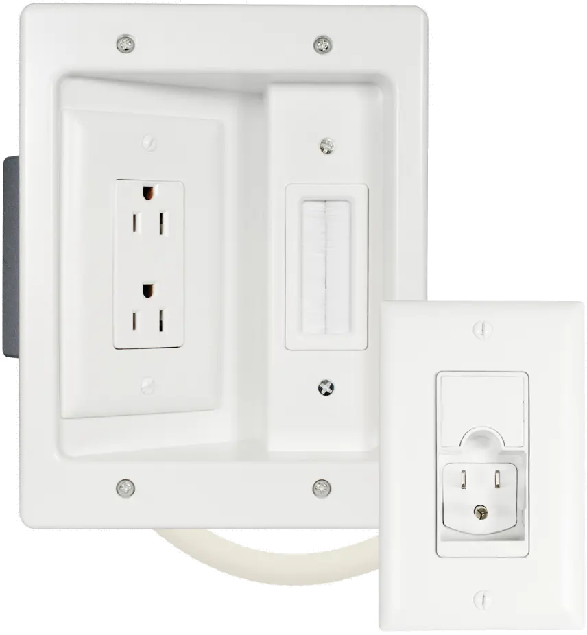SA-IWP1 In-Wall TV Power and Cable Management Kit-1