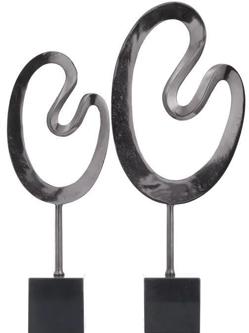 Jacky 21  Marble Aluminum Sculpture-1