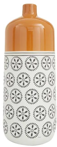 20  Orange Accent Vase