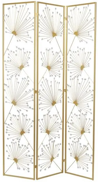 71 Inch Metal Fan Leaf Screen-1
