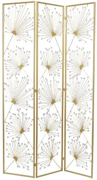 71 Inch Metal Fan Leaf Screen