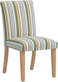 63-6NATSRSTBCHOGA Owen Multicolor Serape Stripe Dining Chair - Skyline Furniture