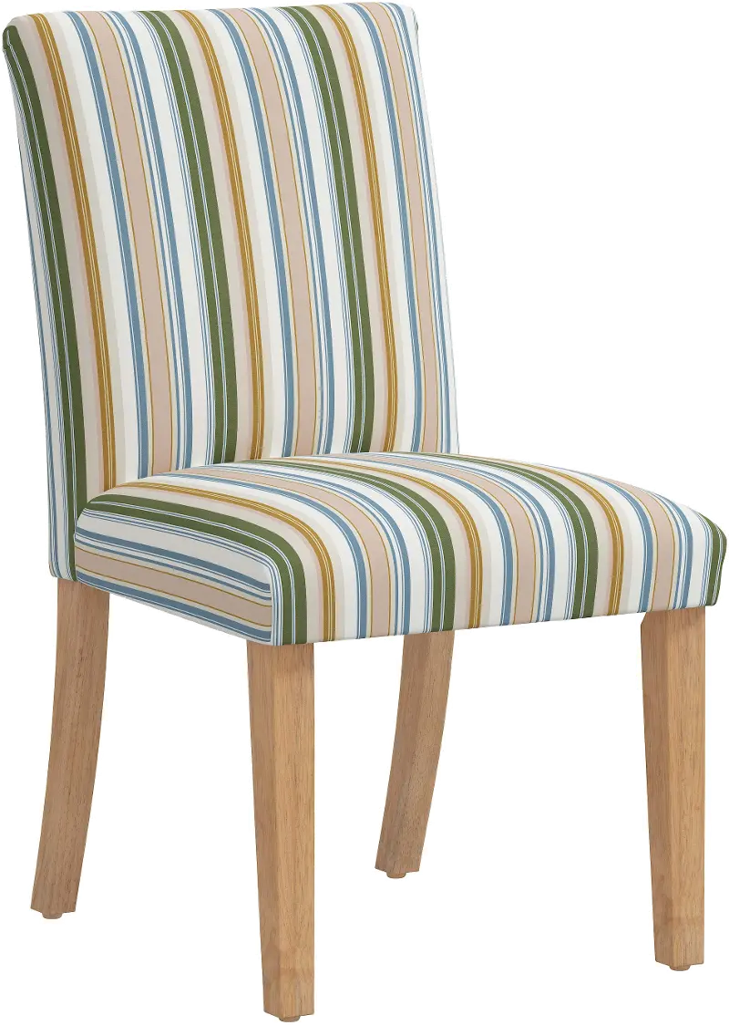 Owen Multicolor Serape Stripe Dining Chair - Skyline Furniture