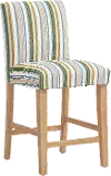 63-7NATSRSTBCHOGA Owen Multicolor Stripe Counter Stool - Skyline Furniture