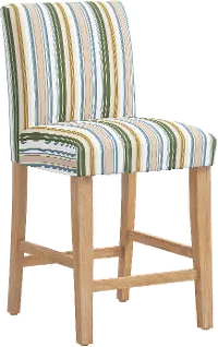 63-7NATSRSTBCHOGA Owen Multicolor Stripe Counter Stool - Skyline Furniture