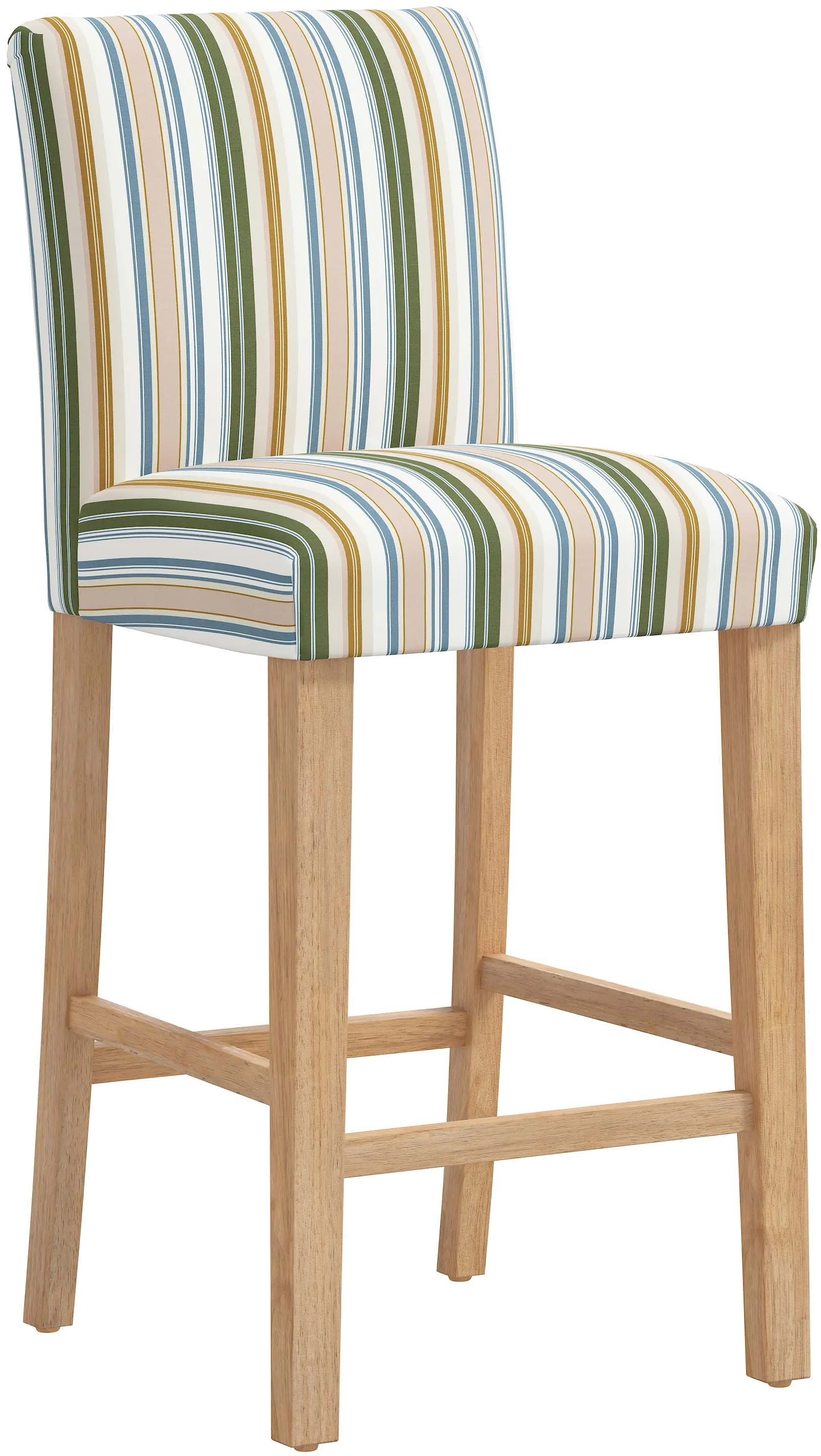 63-8NATSRSTBCHOGA Owen Multicolor Stripe Bar Stool - Skyline Furniture-1
