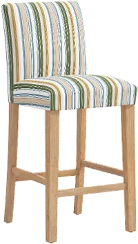 63-8NATSRSTBCHOGA Owen Multicolor Stripe Bar Stool - Skyline Furniture