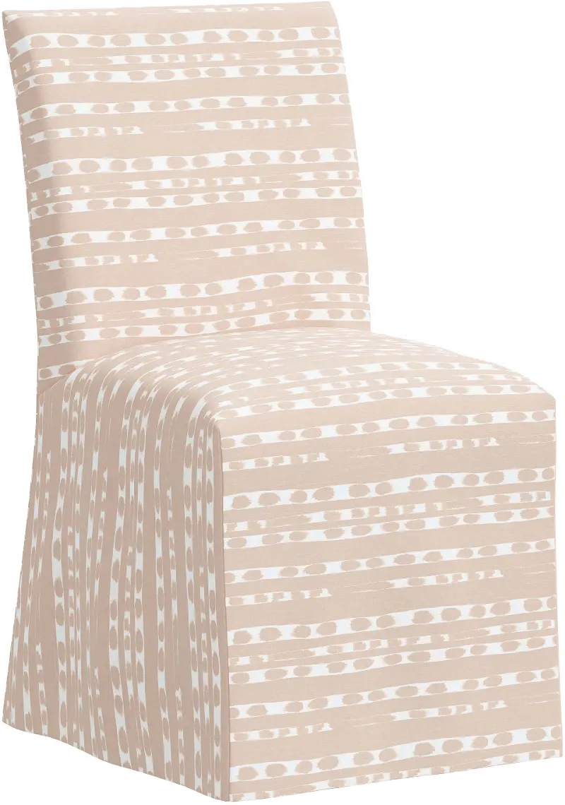 Kimberly Himari Soft Pink Slipcover Dining Chair - Skyline Furniture
