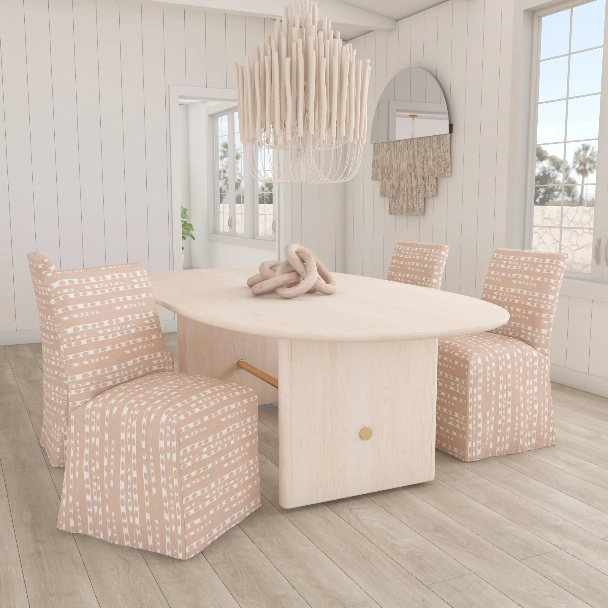 91-6SLHMRSFPNKOGA Kimberly Himari Soft Pink Slipcover Dining Chair - Skyline Furniture-2