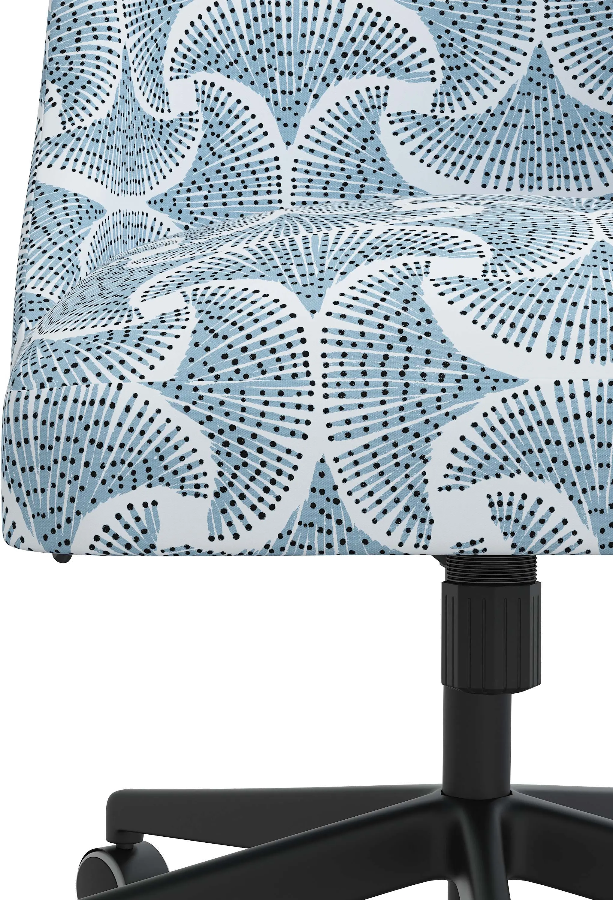 84-9SEFNBLUOGA Spencer Sea Fan Blue Office Chair - Skyline Furniture-2