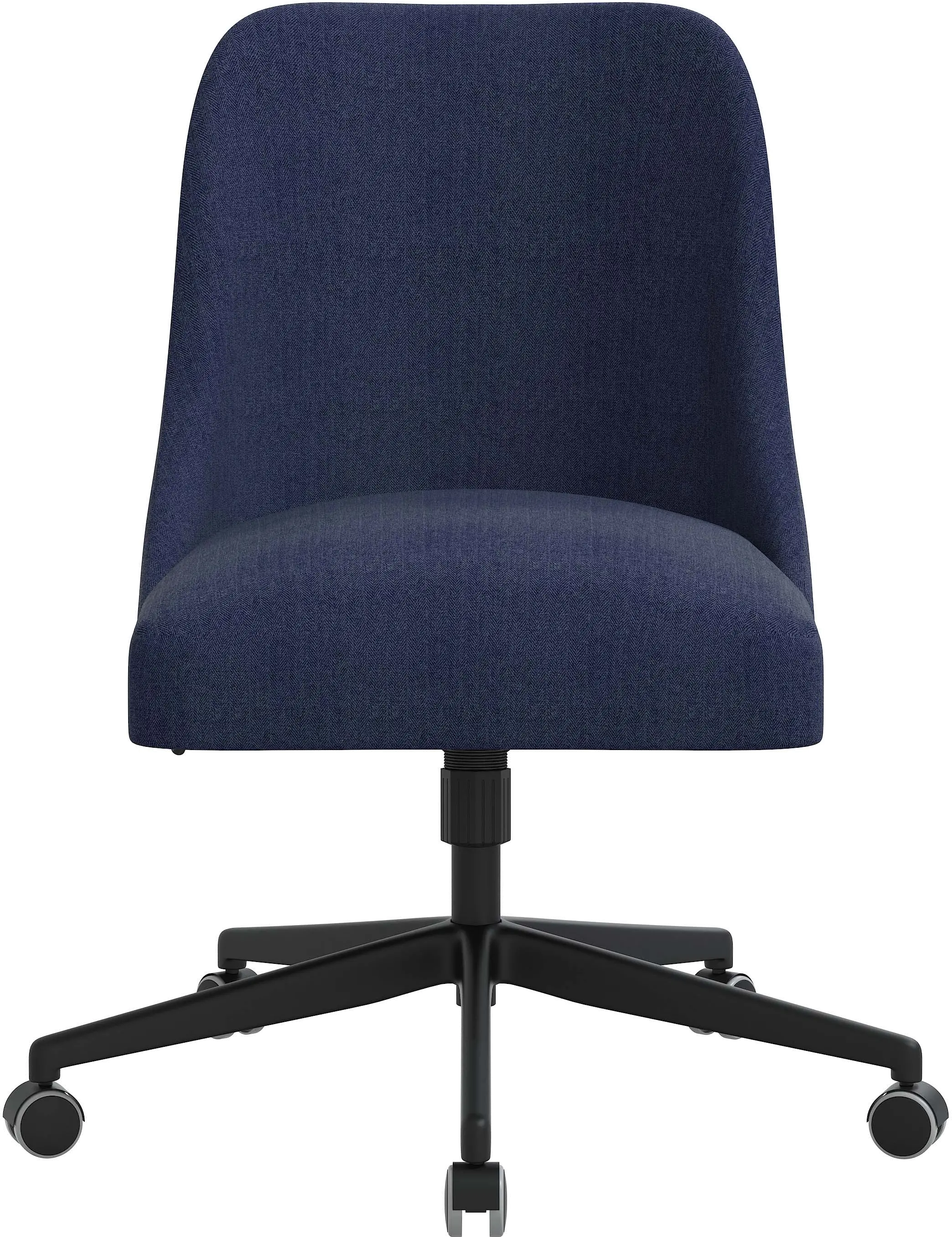 84-9ORLIND Spencer Dark Blue Office Chair - Skyline Furniture-3
