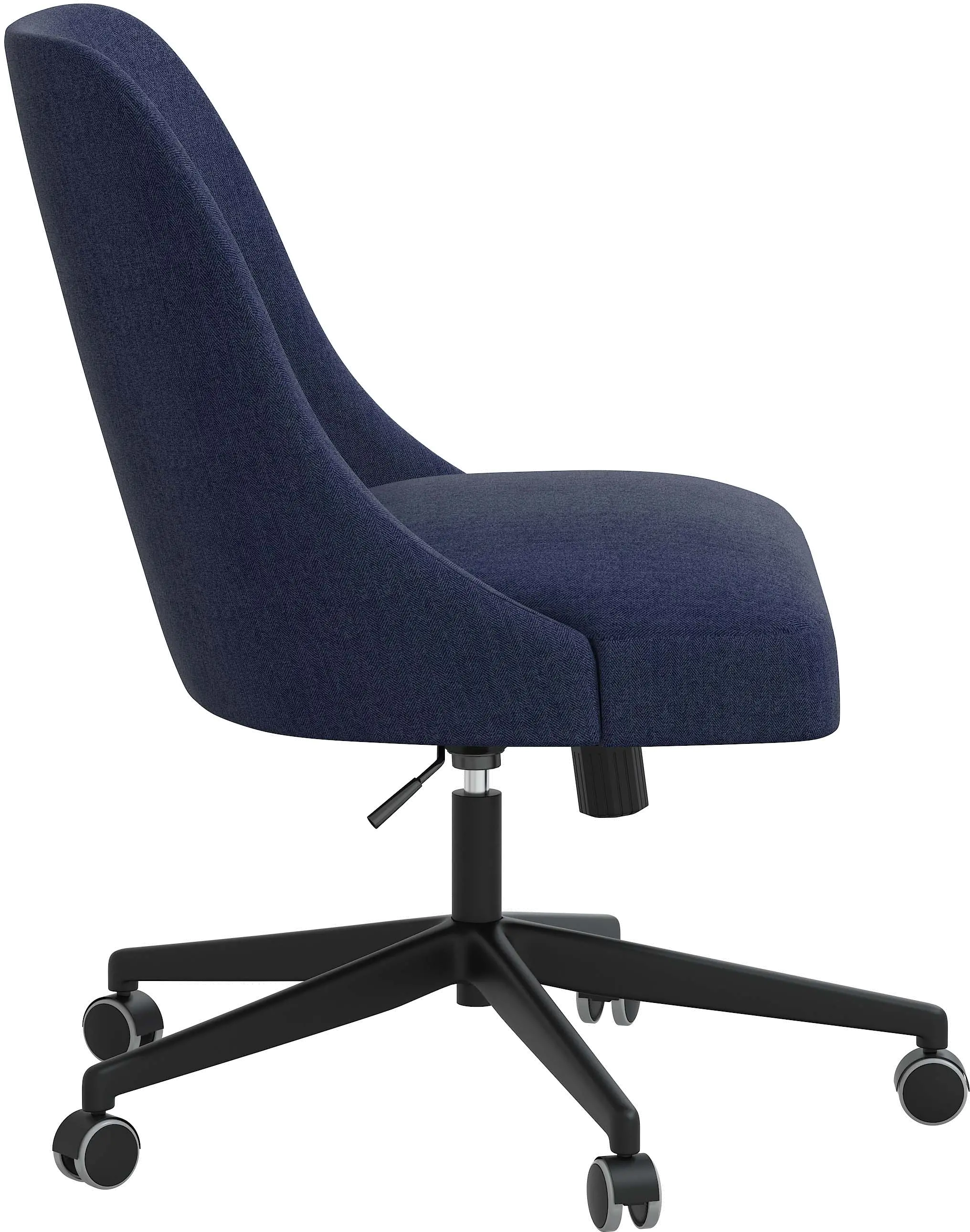 84-9ORLIND Spencer Dark Blue Office Chair - Skyline Furniture-4