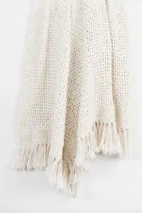 Winston Ivory Throw Blanket