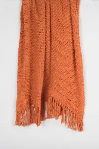 Winston Orange Throw Blanket