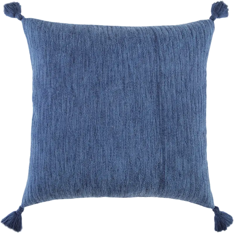 Cleo Dark Blue Accent Pillow