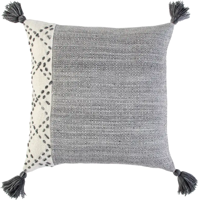 Diamond Gray Accent Pillow