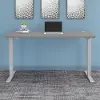 M4S7230PGSK Platinum Gray 72  Adjustable Stand Desk