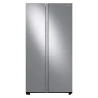 RS28A500ASR Samsung 28 cu ft Side by Side Refrigerator - Fingerprint Resistant Stainless Steel