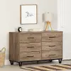 13483 Arlen Weathered Oak 6 Drawer Dresser - South Shore