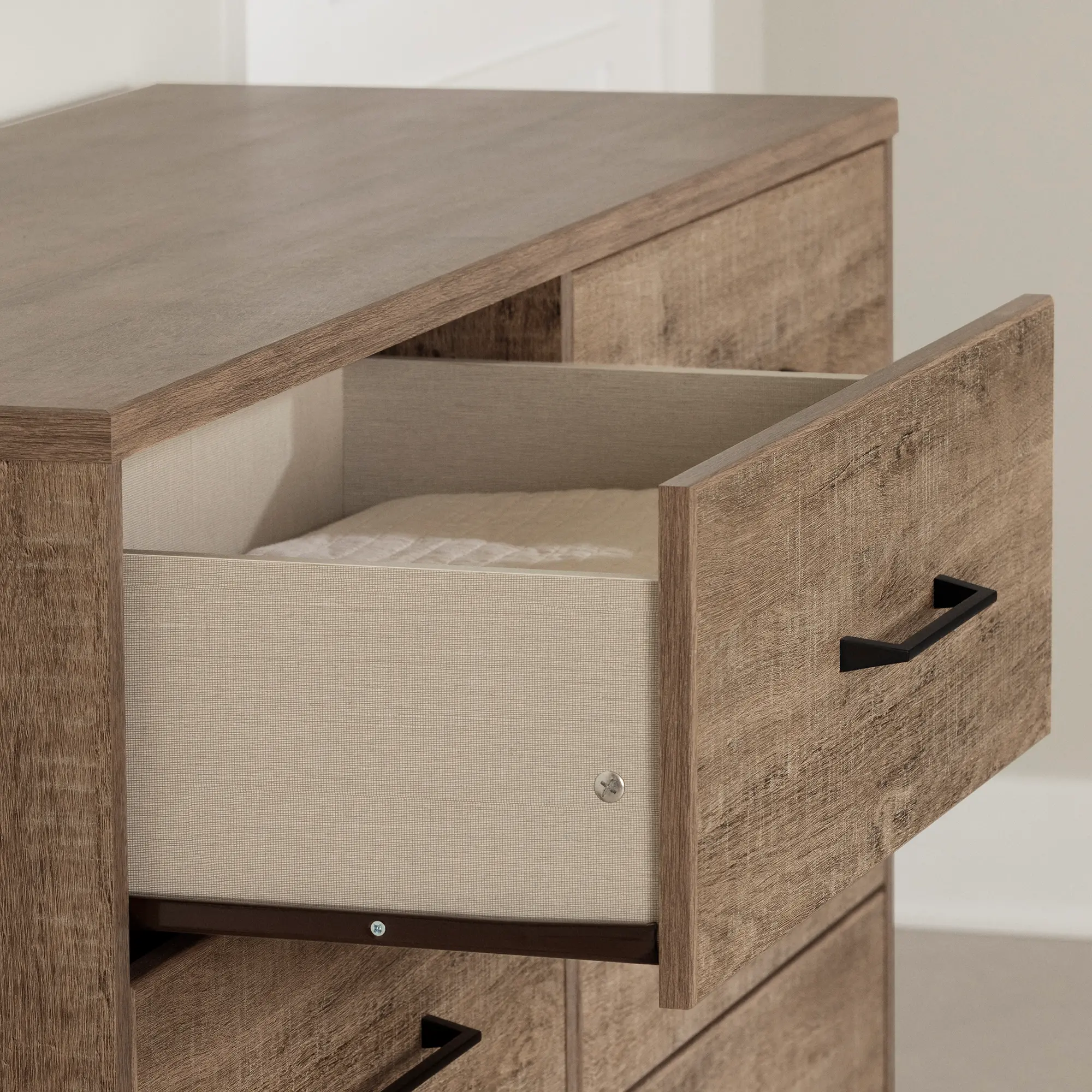 13483 Arlen Weathered Oak 6 Drawer Dresser - South Shore-4