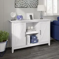 KWS146WT-03 Key West White Oak Accent Cabinet - Bush Furniture