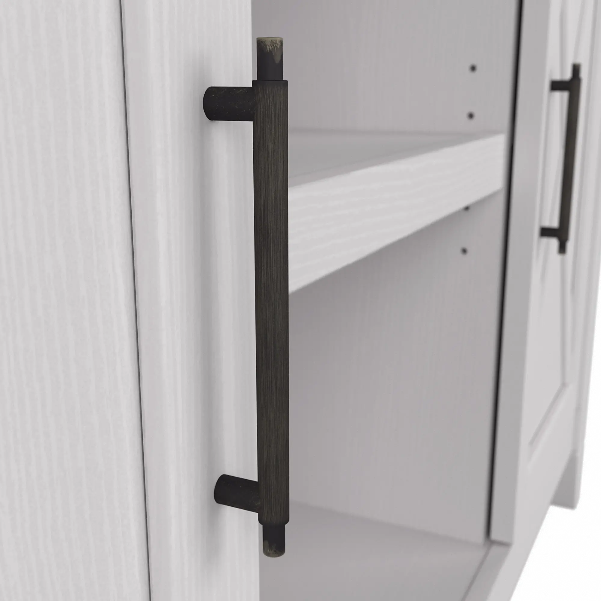 KWS146WT-03 Key West White Oak Accent Cabinet - Bush Furniture-4