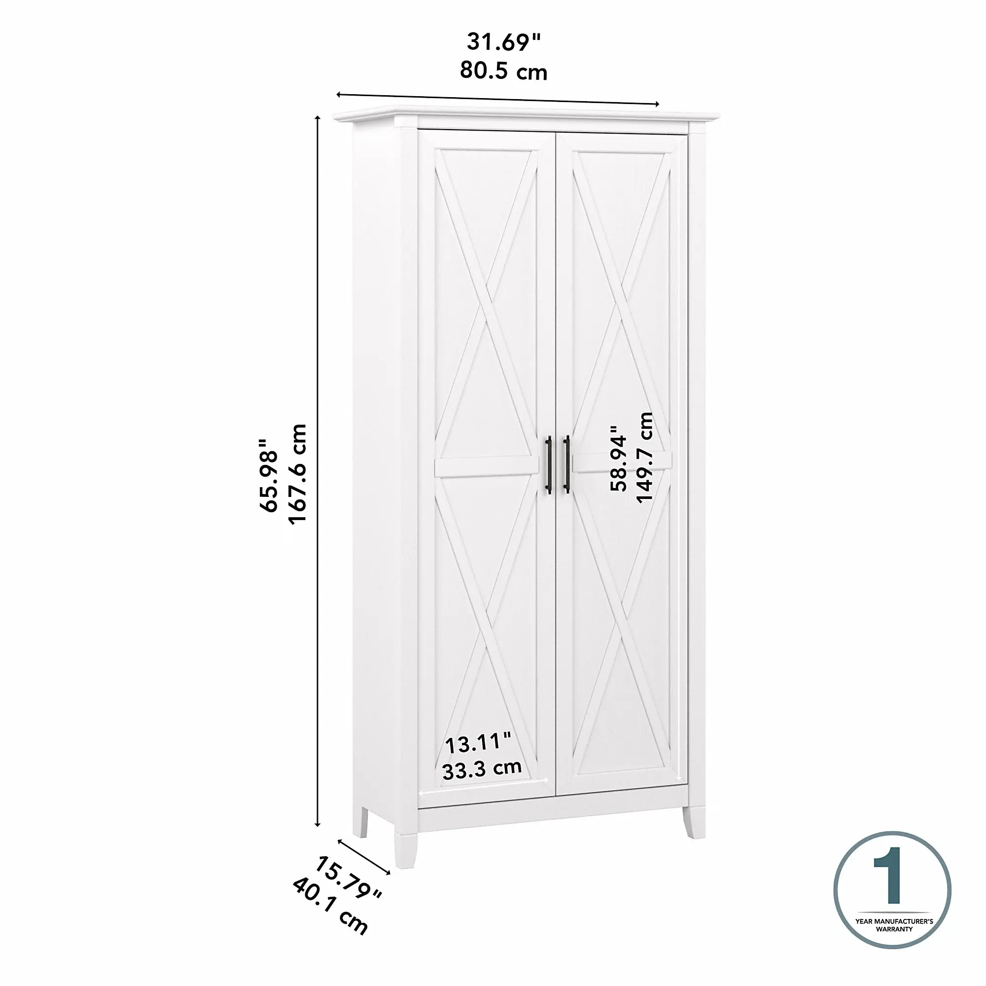 KWS266WT-03 Key West White Oak Storage Cabinet-5