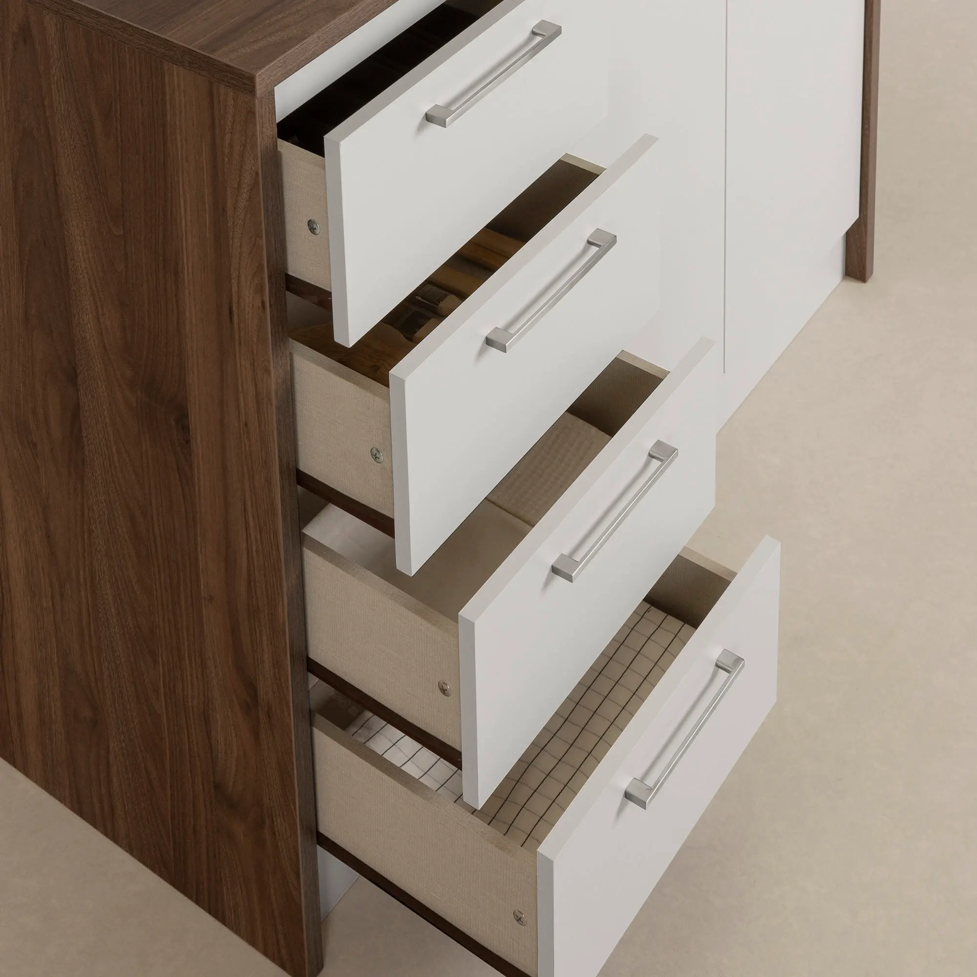 13541 Myro Natural White and Walnut Kitchen Island - South Shore-10
