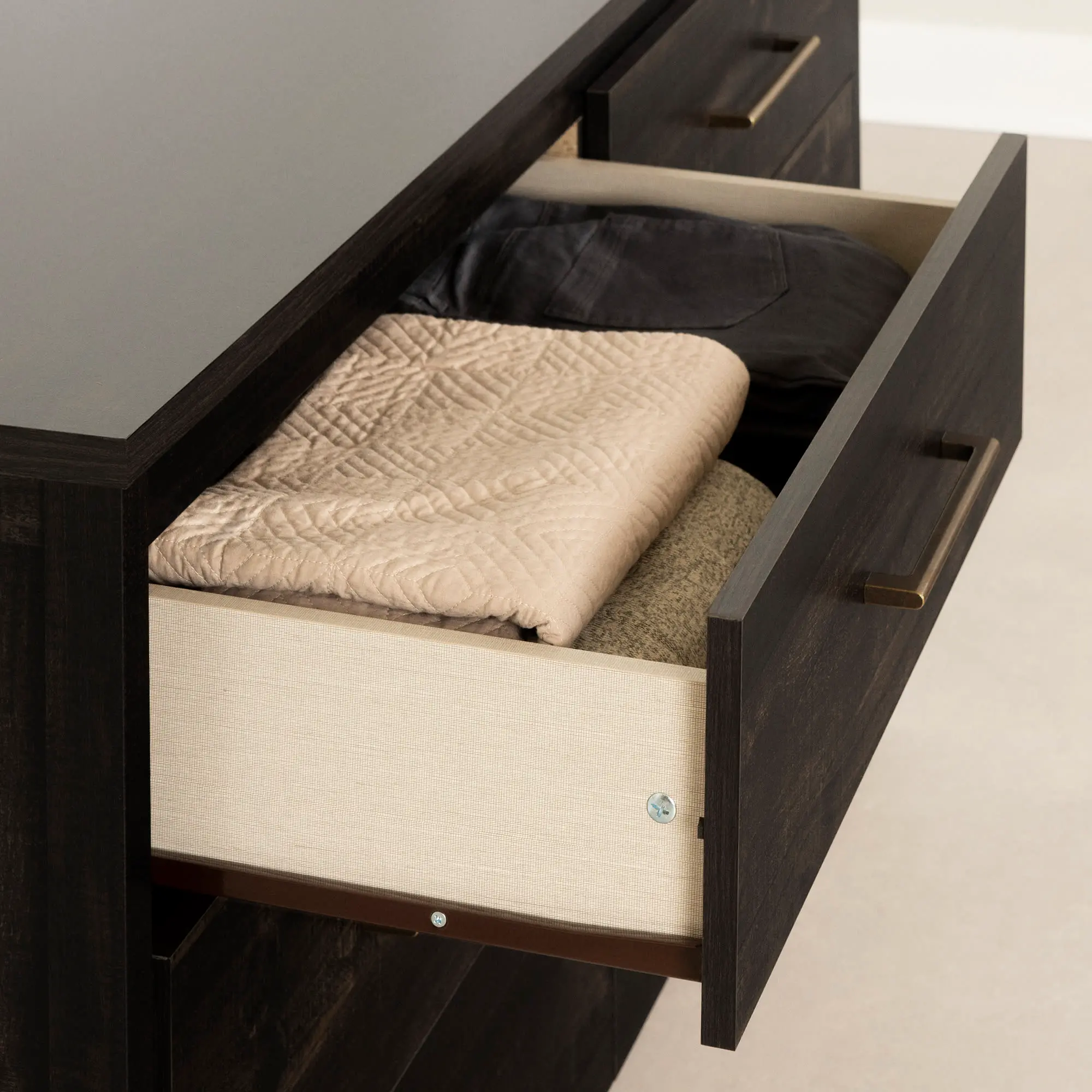 13557 Gravity Rubbed Black 6 Drawer Dresser - South Shore-3