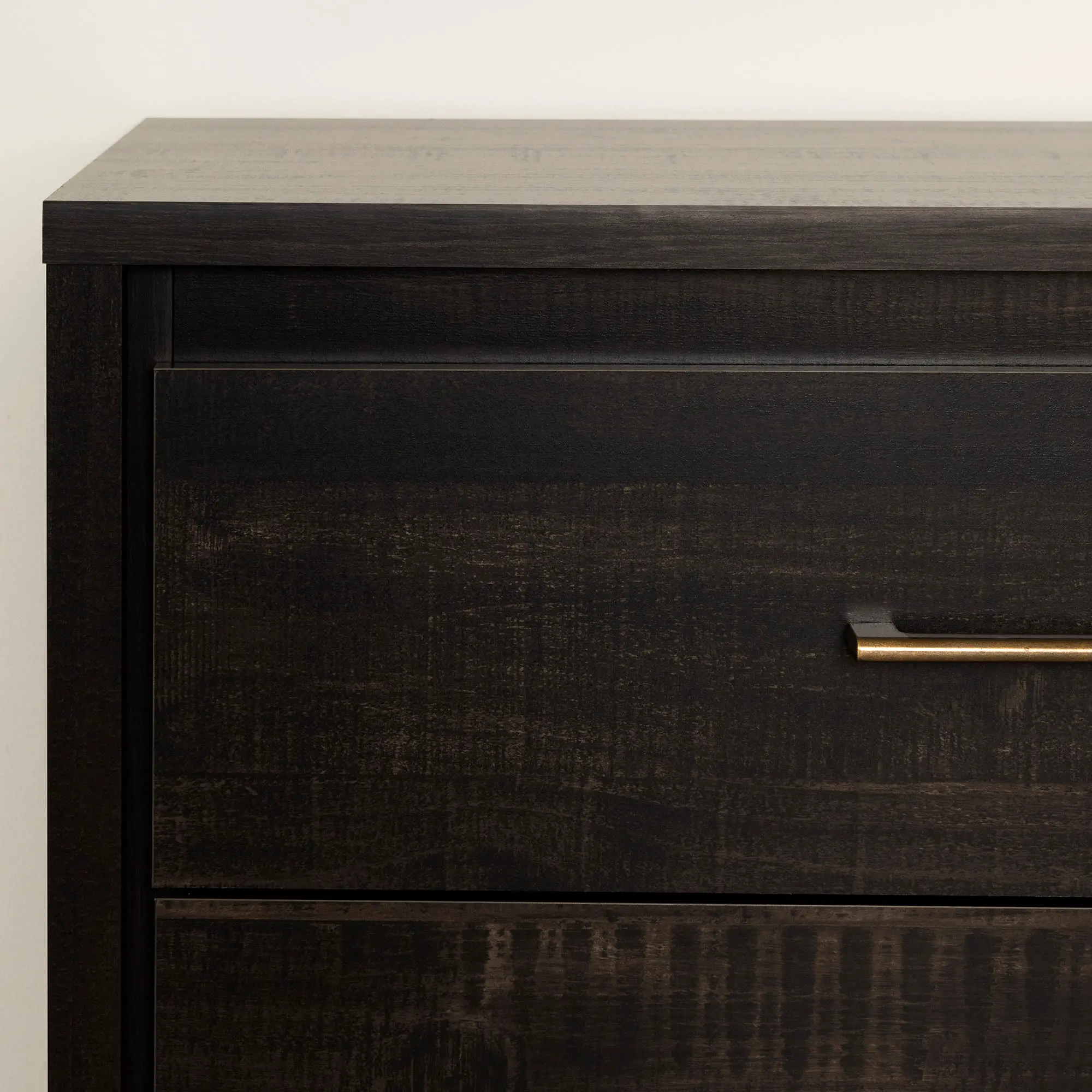 13557 Gravity Rubbed Black 6 Drawer Dresser - South Shore-5