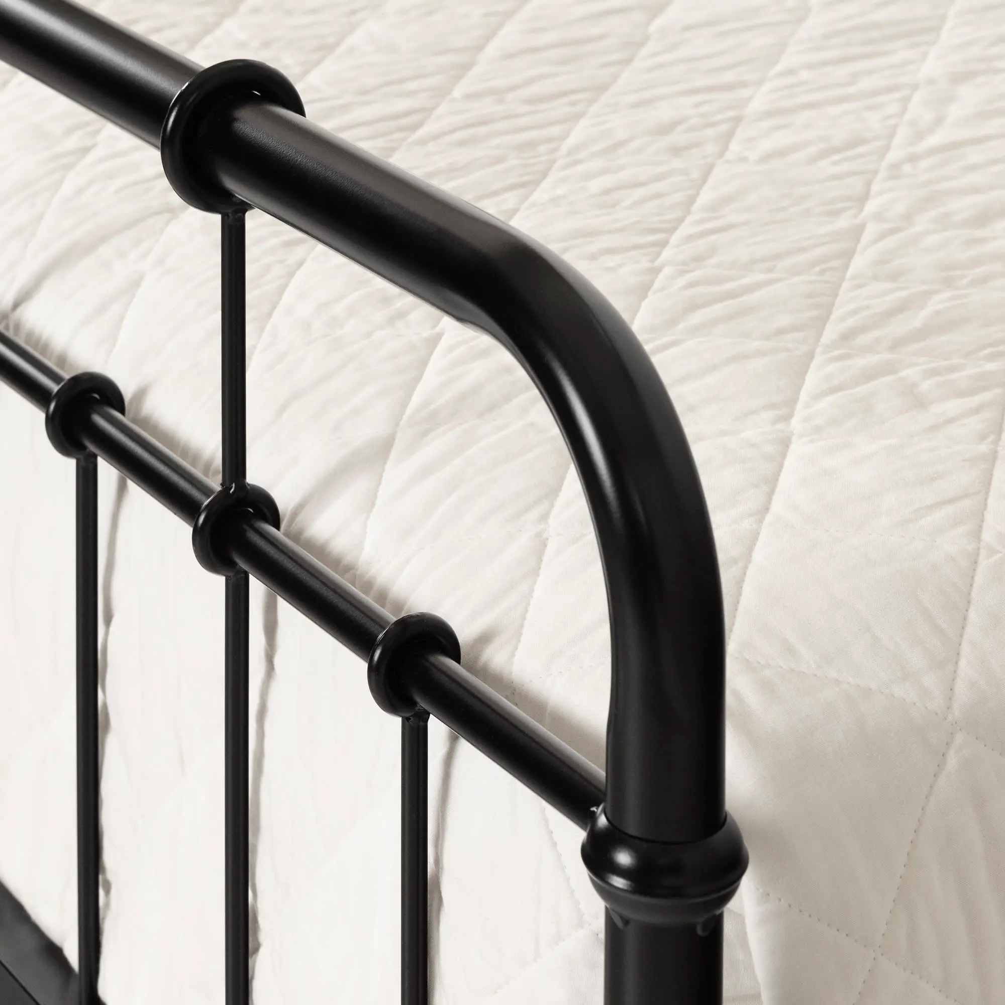 13832 Vito Black Metal Twin Bed - South Shore-5