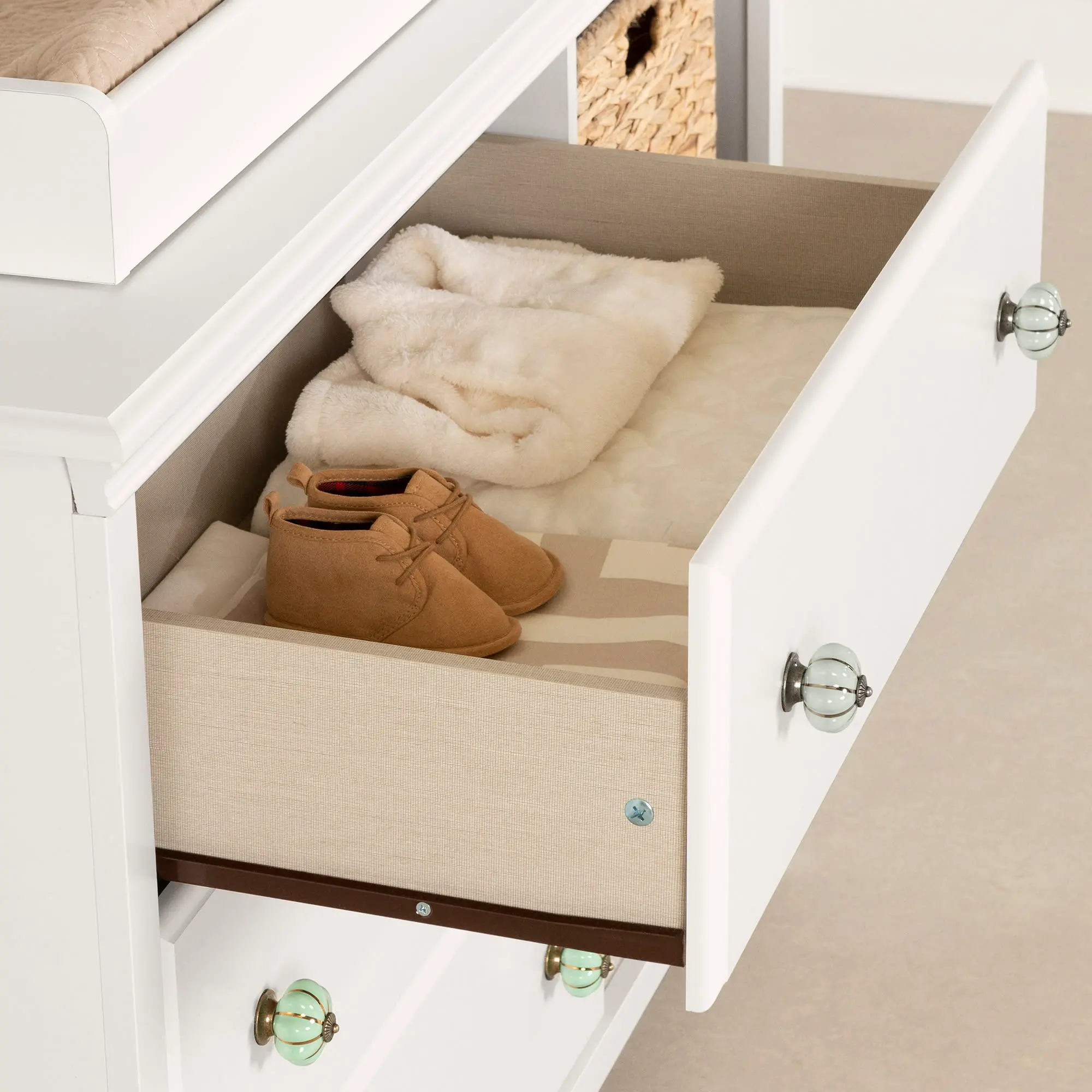 14126 Balka White Changing Table Dresser - South Shore-4