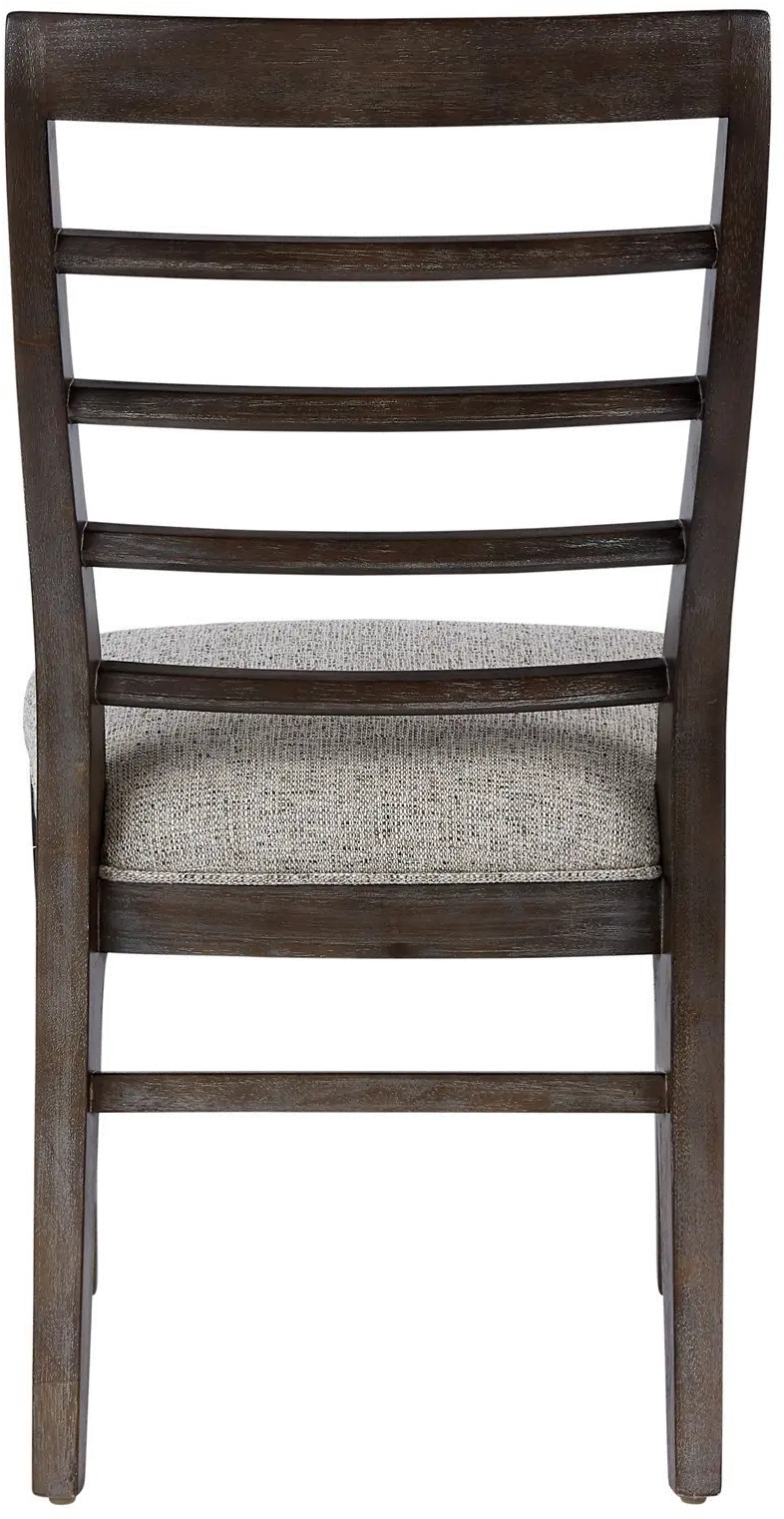 Modern Eclectic Brown Upholstered Dining Room Chair-3