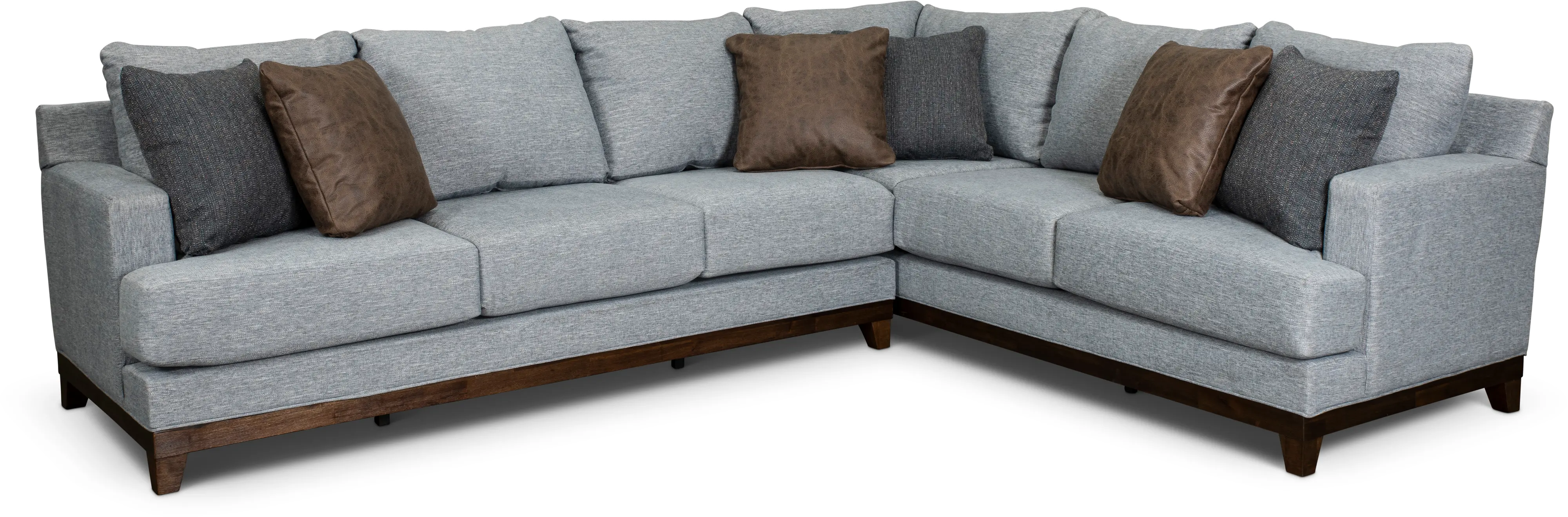 2PC/DAYTONGEL/CS/OP1 Dayton Light Blue 2 Piece Sectional-1