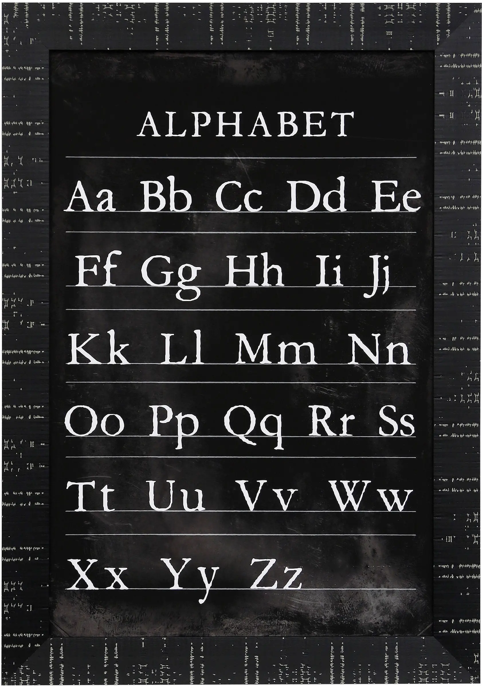 Alphabet Framed Wall Art-1