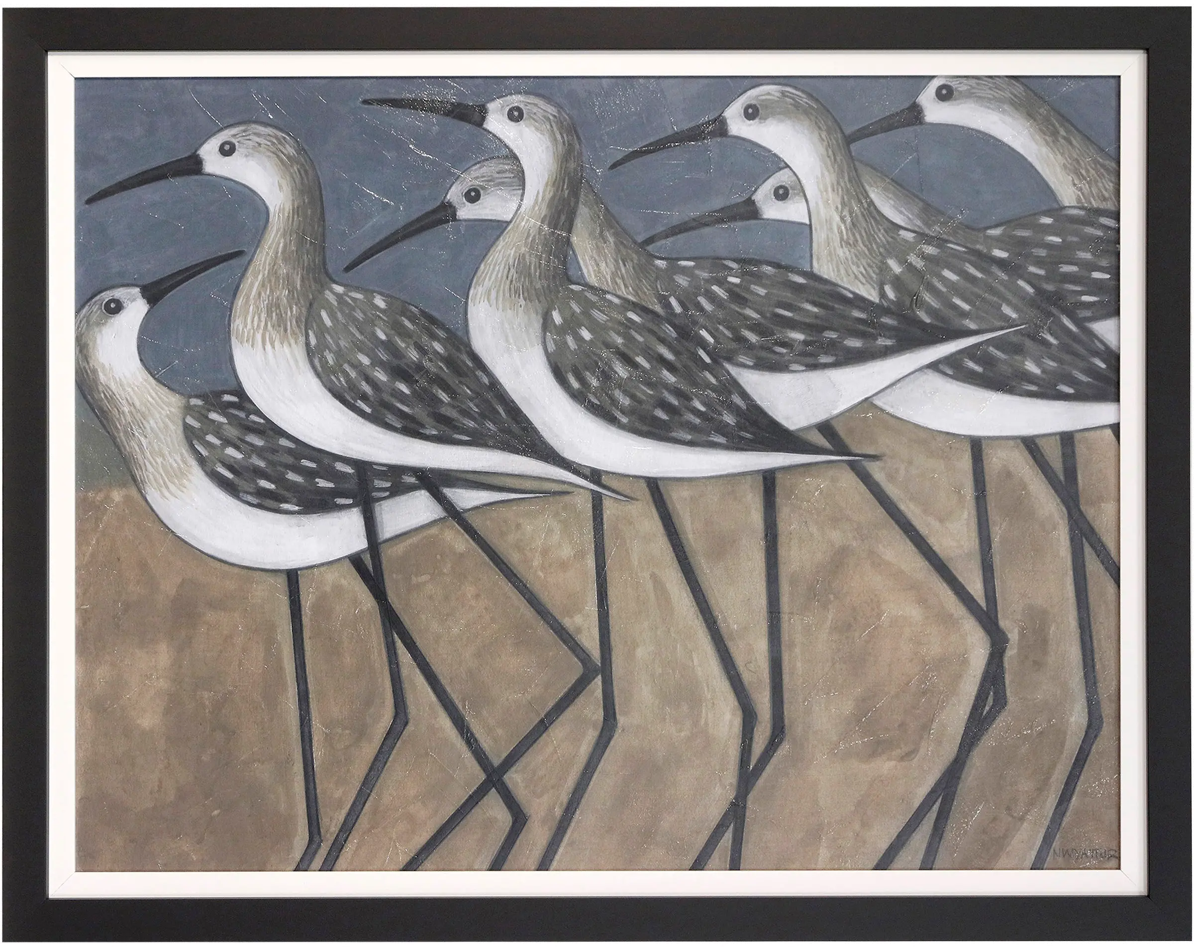 Twilight Birds Framed Art-1