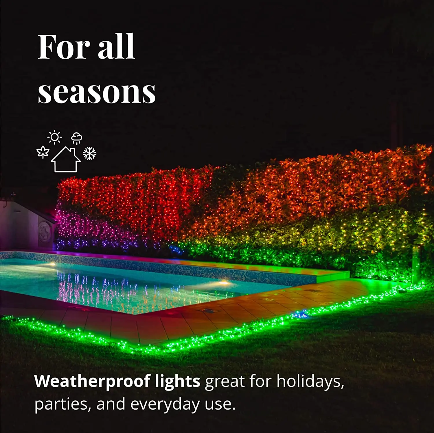 TWS600STP-GUS Twinkly 2nd Generation 600LED RGB Smart Lights-5