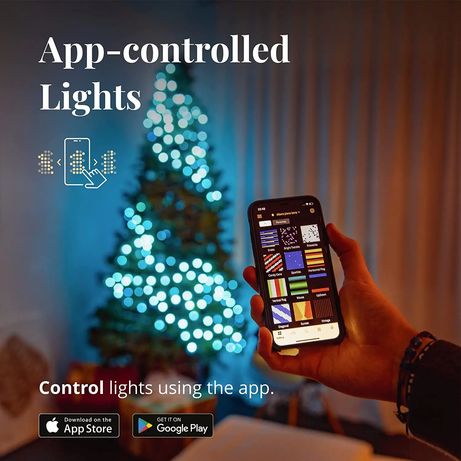 TWS400STP-GU Twinkly 2nd Generation 400LED RGB Smart Lights-2