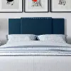 Fairfield Contemporary Full, Queen, King Navy Blue Expandable Headboard