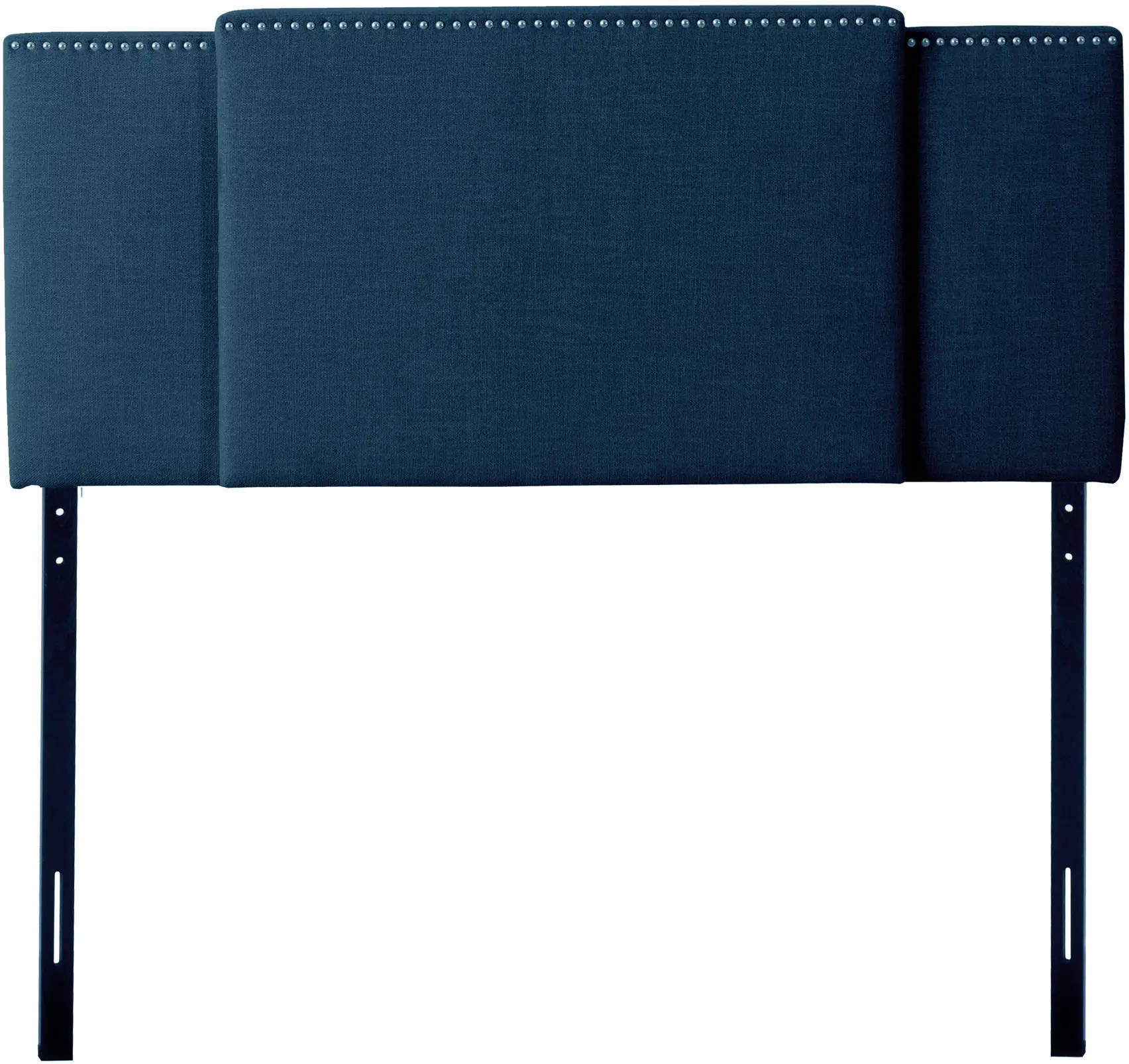 Fairfield Contemporary Full, Queen, King Navy Blue Expandable Headboard-1