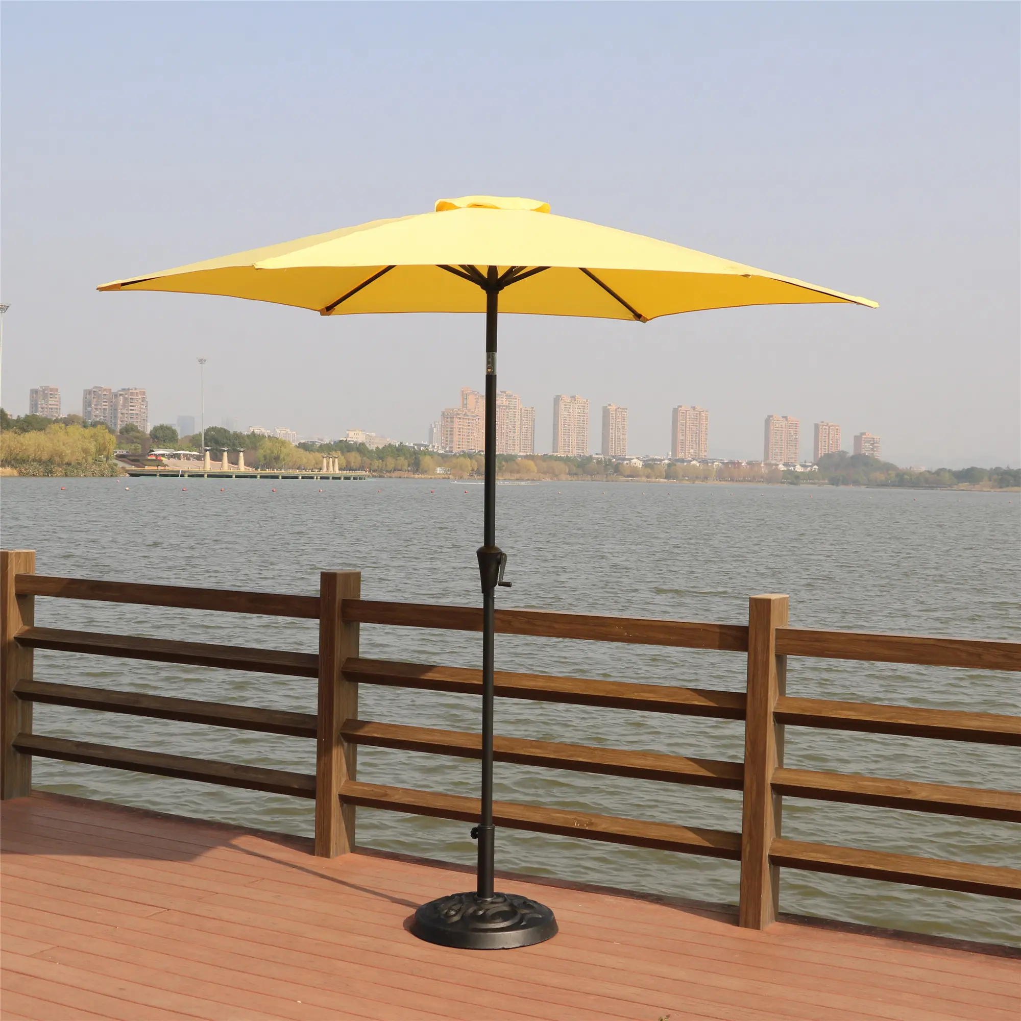 Yellow Patio Umbrella-2