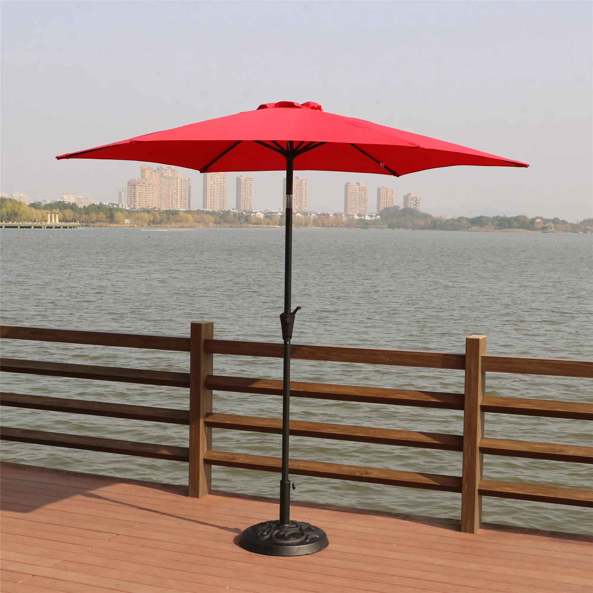 Red Patio Umbrella-2