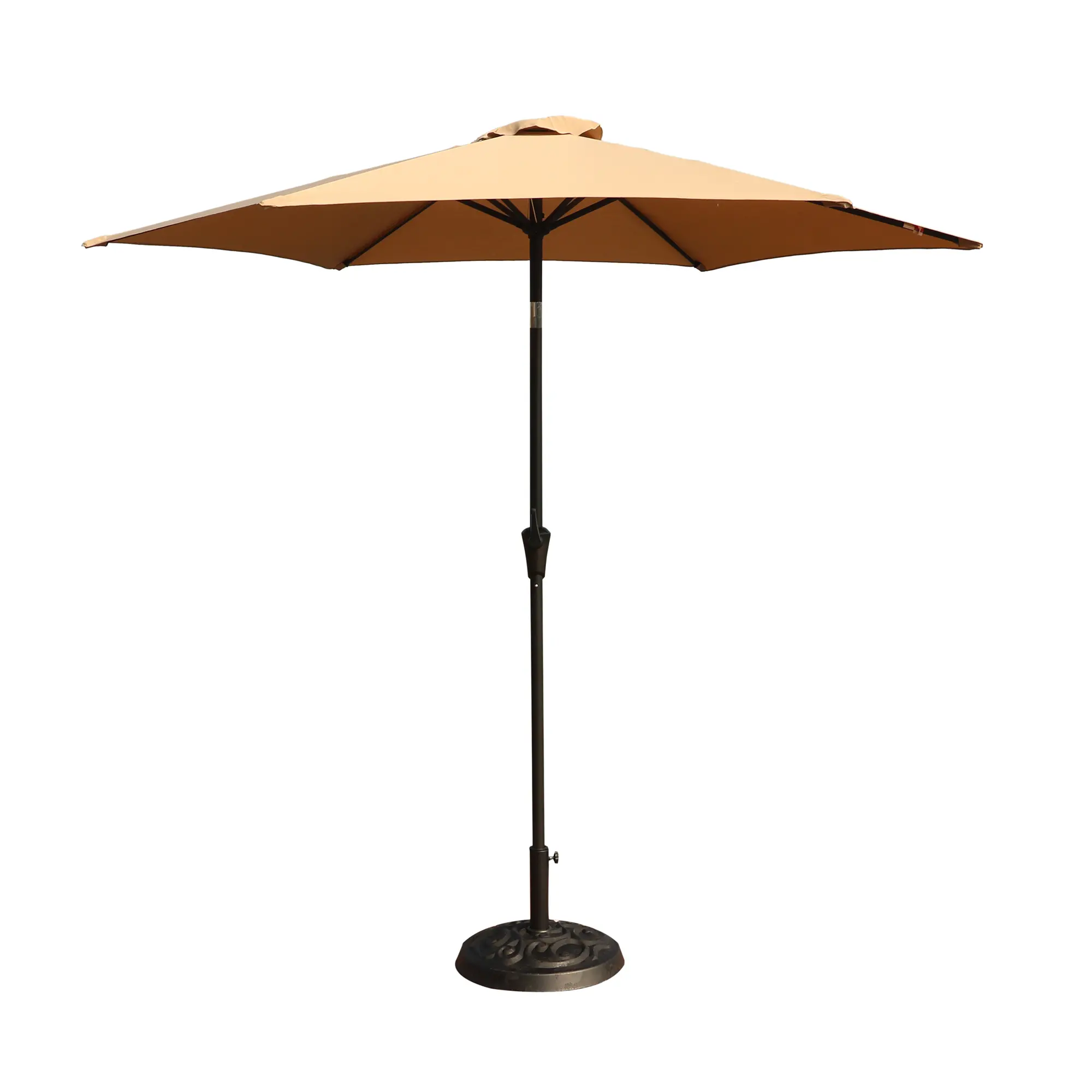 Tan Patio Umbrella-1