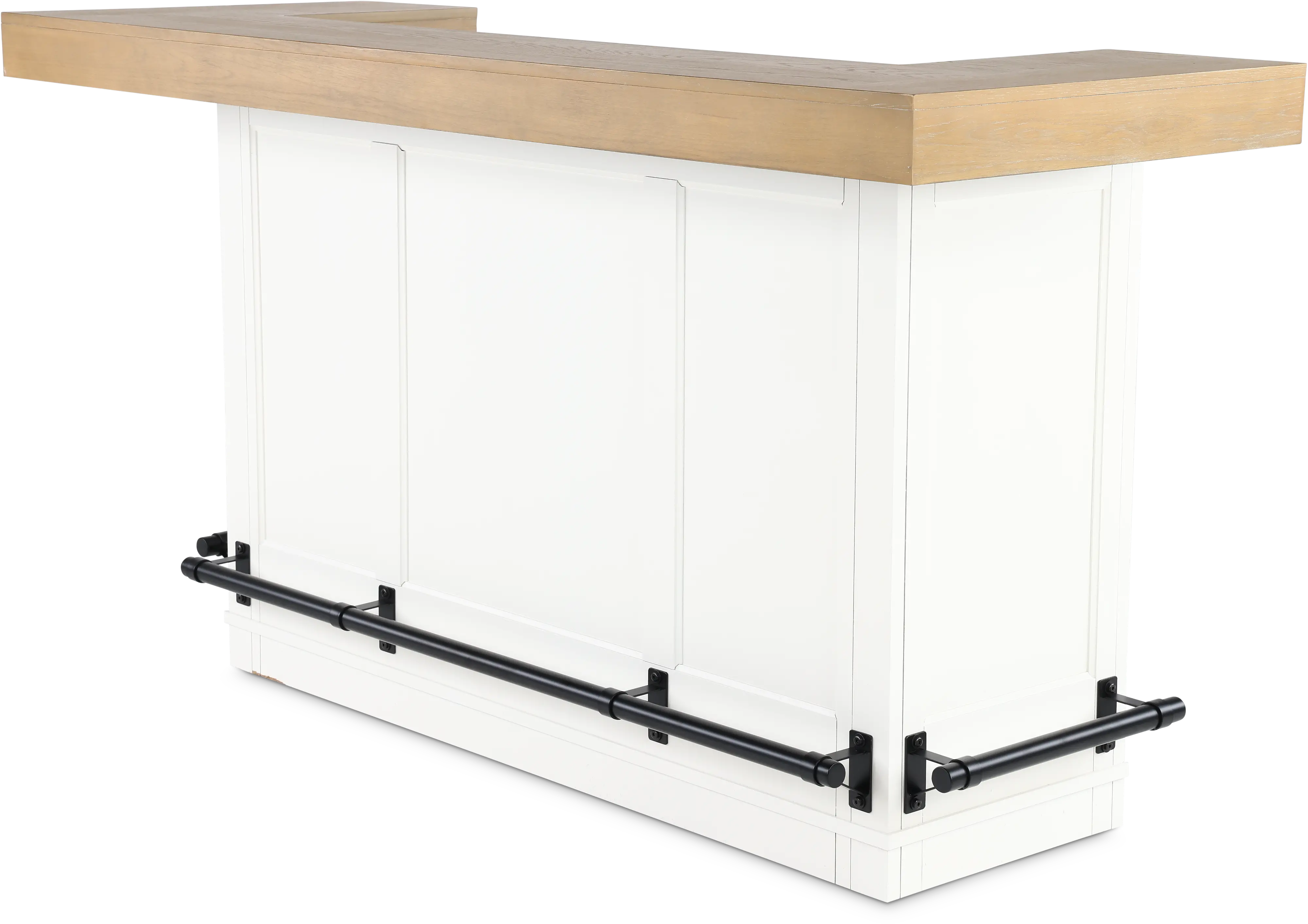 Modern Eclectic Creamy White Bar-1